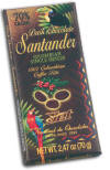 Exotic colombian chocolate bar